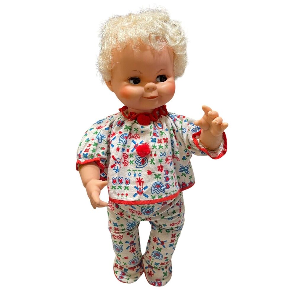 EEGEE'S POSI PLAYMATE 17” Doll Vinyl Face/Poseable Soft Foam Body Camilla Vtg